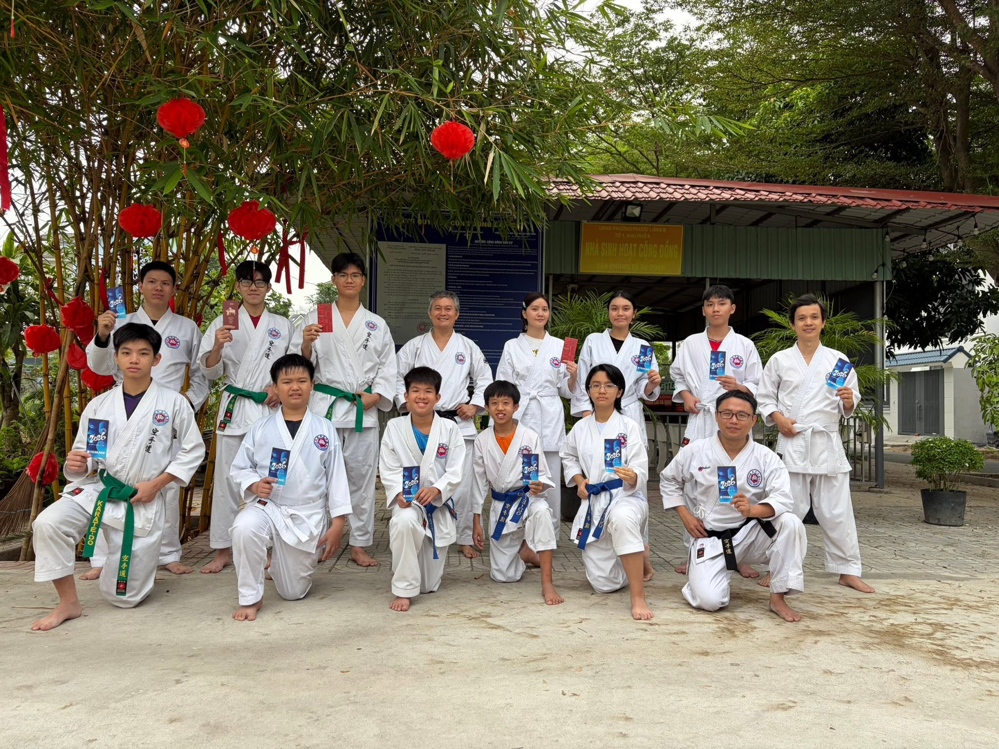 Sân tập mới của Kazen Karate Do Phước Long